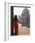 Woman in Sari at Taj Mahal, Agra, Uttar Pradesh, India (Mr)-Ian Trower-Framed Photographic Print