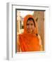 Woman in Sari Dress at Qutub Minar Complex, New Delhi, India-Bill Bachmann-Framed Premium Photographic Print