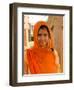 Woman in Sari Dress at Qutub Minar Complex, New Delhi, India-Bill Bachmann-Framed Photographic Print