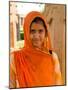 Woman in Sari Dress at Qutub Minar Complex, New Delhi, India-Bill Bachmann-Mounted Photographic Print