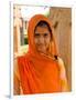 Woman in Sari Dress at Qutub Minar Complex, New Delhi, India-Bill Bachmann-Framed Photographic Print