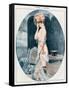 Woman in Slip 1918-Maurice Milliere-Framed Stretched Canvas