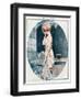 Woman in Slip 1918-Maurice Milliere-Framed Art Print