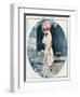 Woman in Slip 1918-Maurice Milliere-Framed Art Print