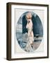 Woman in Slip 1918-Maurice Milliere-Framed Art Print