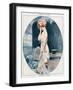 Woman in Slip 1918-Maurice Milliere-Framed Art Print