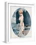 Woman in Slip 1918-Maurice Milliere-Framed Art Print