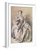 Woman in Spanish Costume-Francois Boucher-Framed Giclee Print