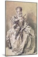 Woman in Spanish Costume-Francois Boucher-Mounted Giclee Print