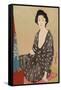 Woman in Summer Clothing.-Hashiguchi Goyo-Framed Stretched Canvas