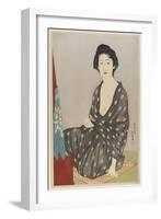 Woman in Summer Robe, June 1920-Goyo Hashiguchi-Framed Giclee Print