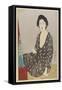 Woman in Summer Robe, June 1920-Goyo Hashiguchi-Framed Stretched Canvas