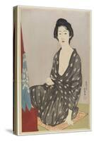 Woman in Summer Robe, June 1920-Goyo Hashiguchi-Stretched Canvas