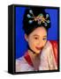 Woman in Tang Dynasty Traditional Costume, China-Bill Bachmann-Framed Stretched Canvas