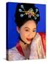 Woman in Tang Dynasty Traditional Costume, China-Bill Bachmann-Stretched Canvas