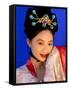 Woman in Tang Dynasty Traditional Costume, China-Bill Bachmann-Framed Stretched Canvas