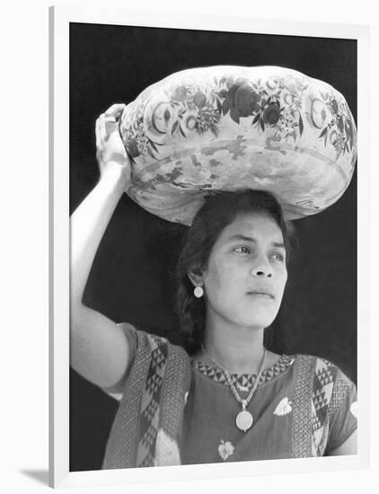 Woman in Tehuantepec, Mexico, 1929-Tina Modotti-Framed Premium Giclee Print