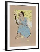 Woman in the Blue Dress-R^ Bienert-Framed Limited Edition