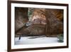 Woman in the Cathedral Gorge in the Purnululu National Park-Michael Runkel-Framed Photographic Print