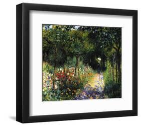 Woman in the Garden, 1873-Pierre-Auguste Renoir-Framed Art Print