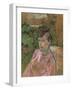 Woman in the Garden of Monsieur Forest, 1889-1891-Henri de Toulouse-Lautrec-Framed Giclee Print