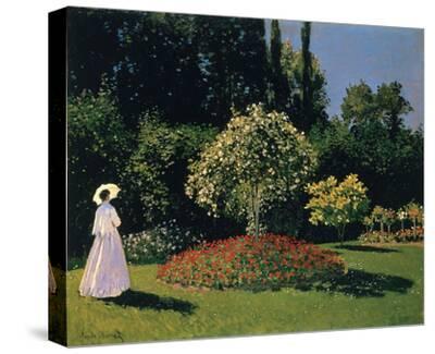 TOILE/CADRES CLAUDE MONET - Le Jardin Iris à Giverny EUR 32,95 - FR