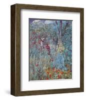 Woman in the Garden-Paula Nightingale-Framed Art Print