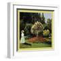 Woman in the Garden-Claude Monet-Framed Art Print