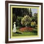 Woman in the Garden-Claude Monet-Framed Art Print