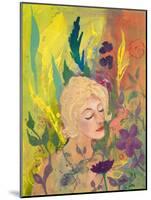 Woman in the Garden-Robin Maria-Mounted Art Print