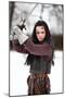 Woman in the Medieval Costume Holding a Sword-Gordana-Mounted Premium Photographic Print