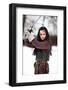 Woman in the Medieval Costume Holding a Sword-Gordana-Framed Photographic Print