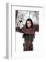 Woman in the Medieval Costume Holding a Sword-Gordana-Framed Photographic Print