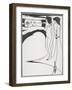 Woman in the Moon-Aubrey Beardsley-Framed Premium Giclee Print