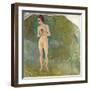 Woman in the Stream, 1903-Ferdinand Hodler-Framed Giclee Print