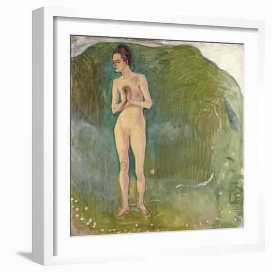 Woman in the Stream, 1903-Ferdinand Hodler-Framed Giclee Print