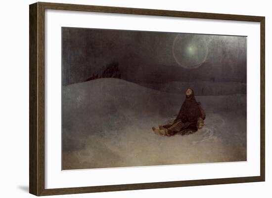 Woman in the Wilderness, 1923-Alphonse Mucha-Framed Giclee Print