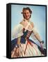 Woman in Traditional Costume-null-Framed Stretched Canvas