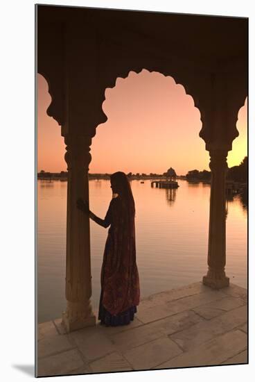 Woman in Traditional Dress, Jaisalmer, Western Rajasthan, India, Asia-Doug Pearson-Mounted Photographic Print