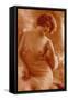 Woman in Transparent Wrap-null-Framed Stretched Canvas