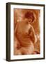 Woman in Transparent Wrap-null-Framed Art Print