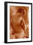 Woman in Transparent Wrap-null-Framed Art Print