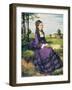 Woman in Violet, 1874-Pal Szinyei Merse-Framed Giclee Print