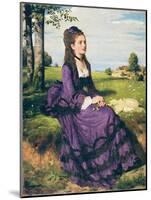 Woman in Violet, 1874-Pal Szinyei Merse-Mounted Giclee Print