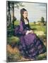 Woman in Violet, 1874-Pal Szinyei Merse-Mounted Giclee Print