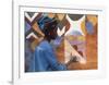 Woman in West Africa-Margaret Courtney-Clarke-Framed Art Print