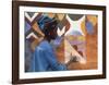 Woman in West Africa-Margaret Courtney-Clarke-Framed Art Print