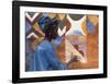 Woman in West Africa-Margaret Courtney-Clarke-Framed Art Print