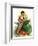 "Woman in Wheelbarrow,"June 20, 1931-Ellen Pyle-Framed Giclee Print