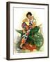 "Woman in Wheelbarrow,"June 20, 1931-Ellen Pyle-Framed Giclee Print